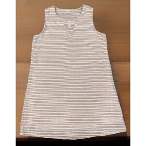 beachlunchlounge Pink Striped Sleeveless Dress